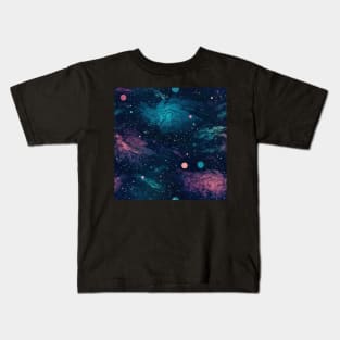 Space Pattern Kids T-Shirt